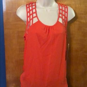 NWT Women’s, Tamara, Red/Orange Sleeveless Shirt